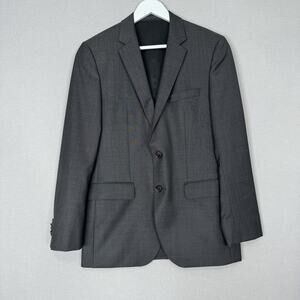 Hugo Boss Blazer Mens 36R Gray Wool Sharp3 Jam75 Suit Jacket Sport Coat Formal